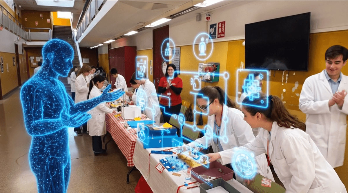 Actividad de la familia de Sanidad — farmacia con tecnología IA