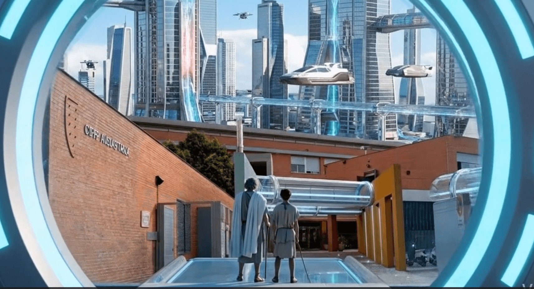 Entrada futurista del CIPFP Ausiàs March